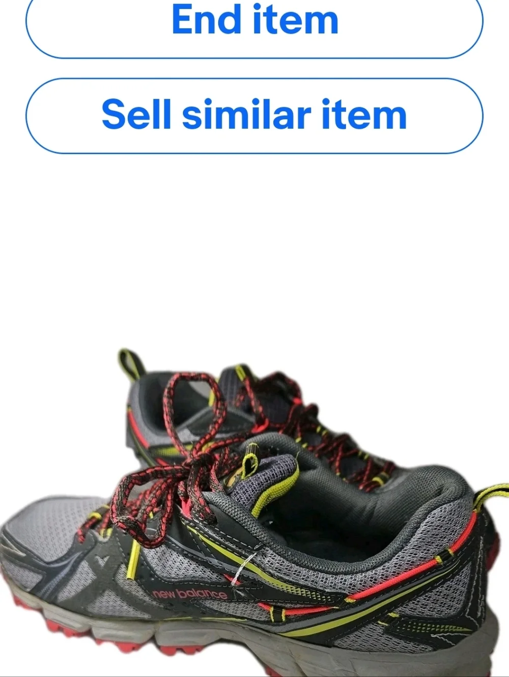 New Balance 610V3 Women Sz8 Blk Trail Run Walk Hike Gorp Street EUC Outdoor[6E